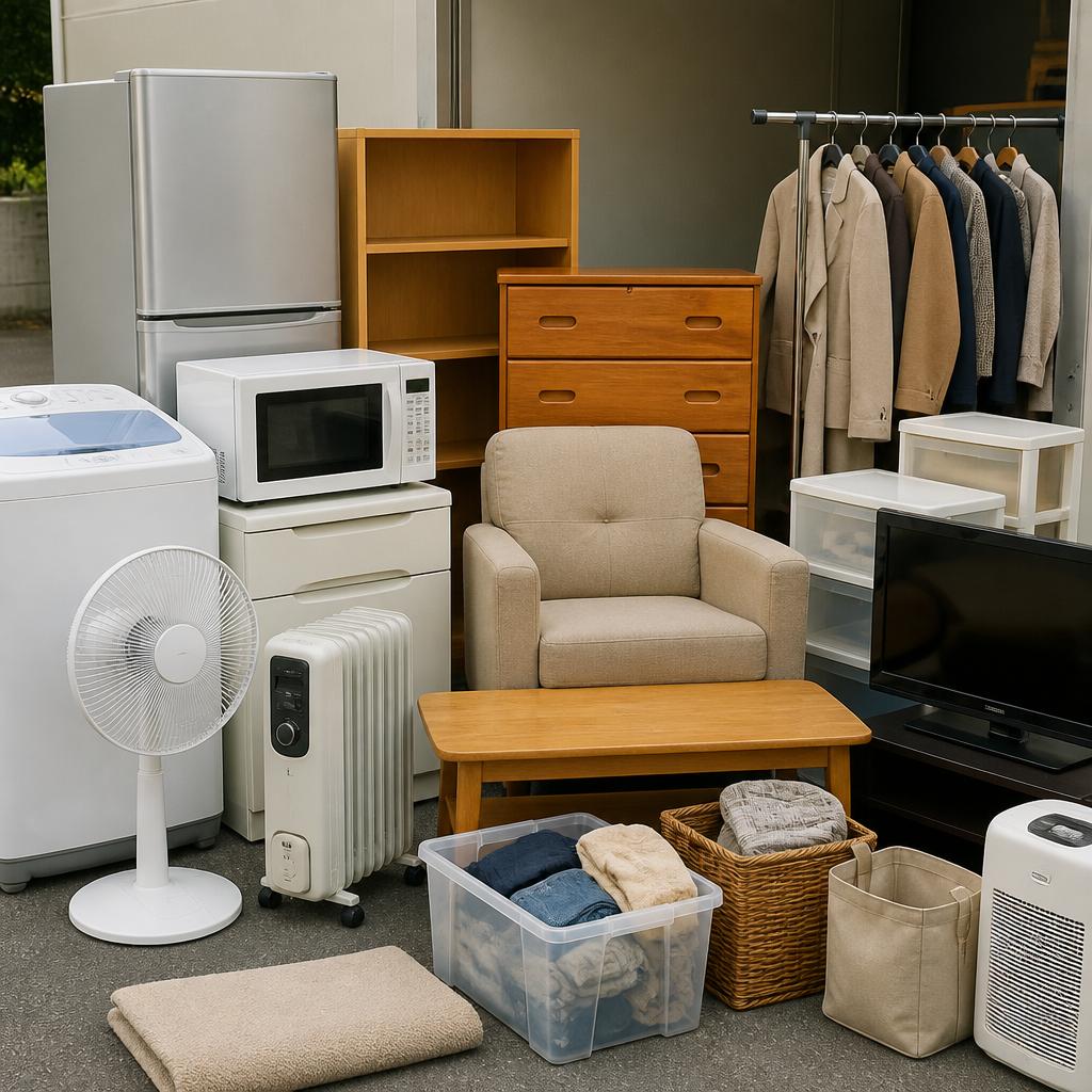 不用品の種類は幅広く対応可能