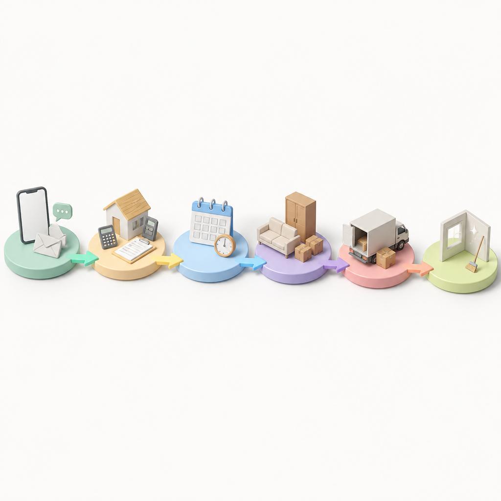 鎌倉市での不用品回収の流れ