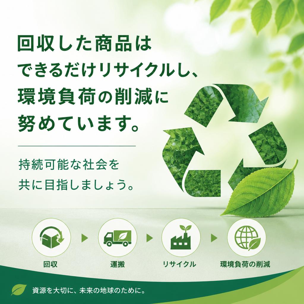 環境に配慮したリサイクル