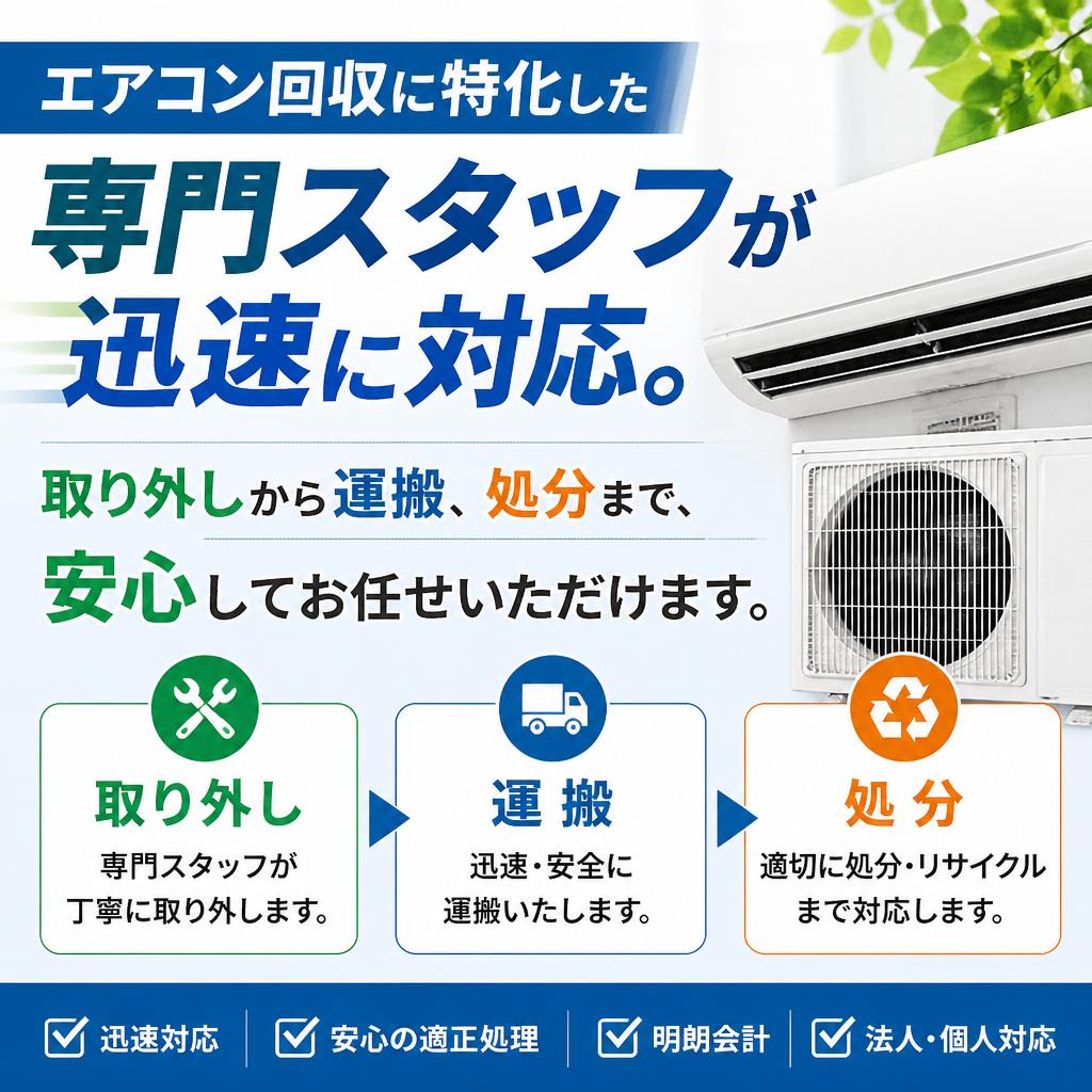 エアコン回収専門