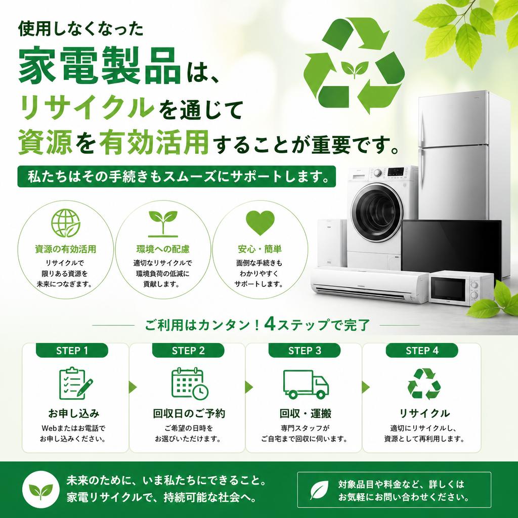 家電リサイクルの重要性